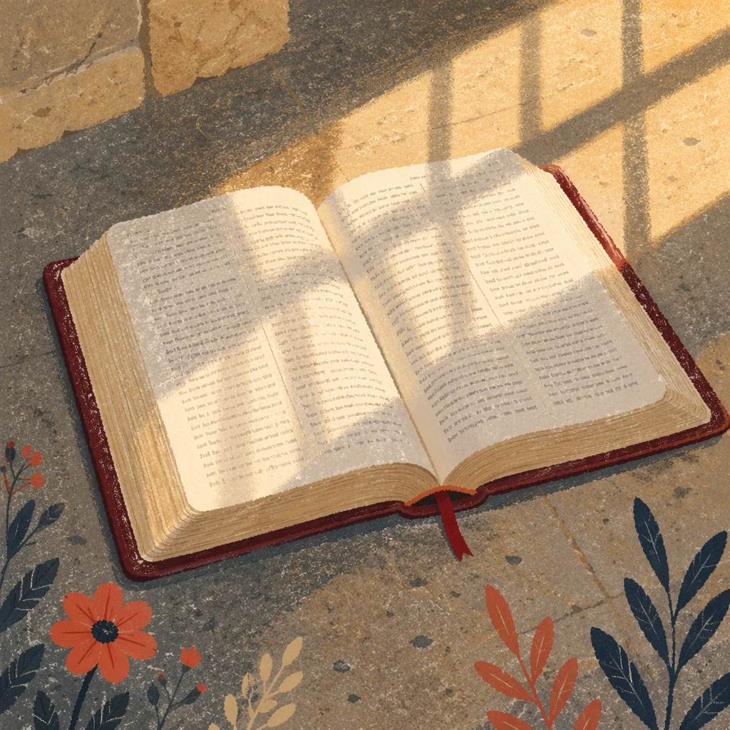 Open Bible in Reformation Day Light