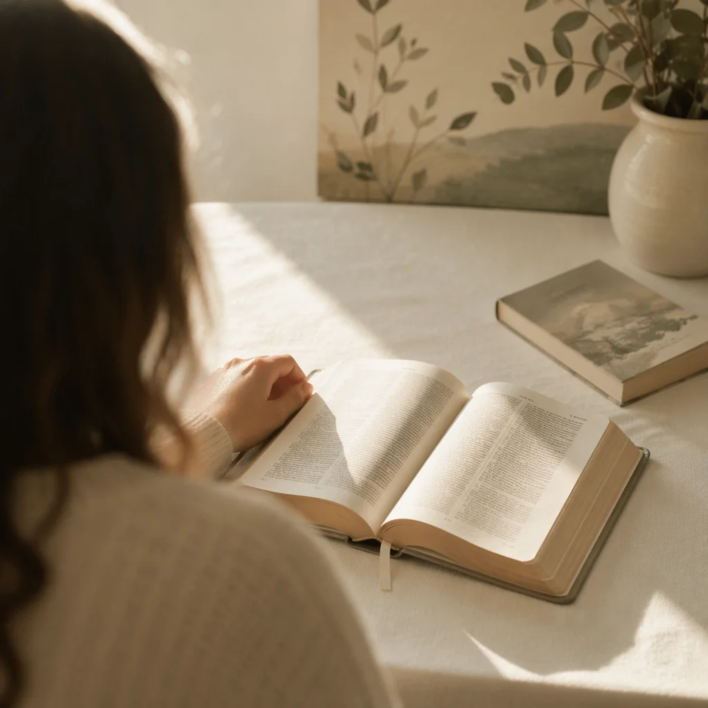 Reformation Day Bible in Morning Light