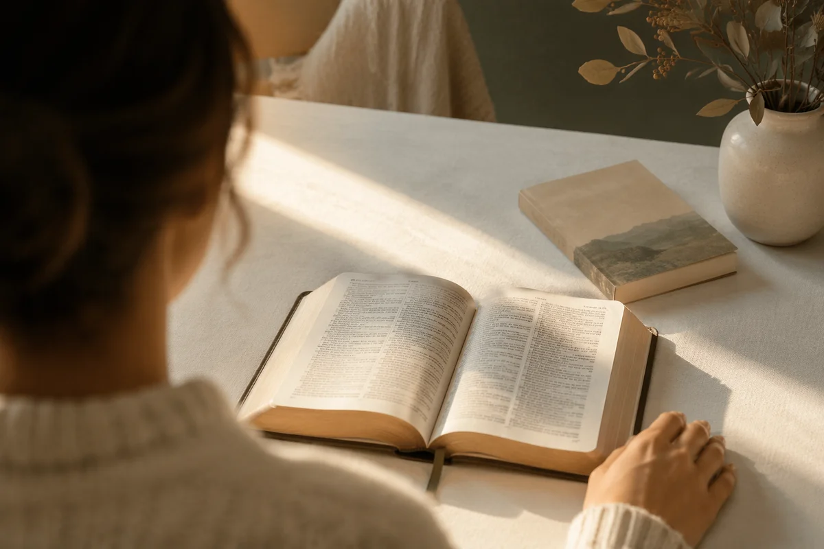 Reformation Day Open Bible Morning Light