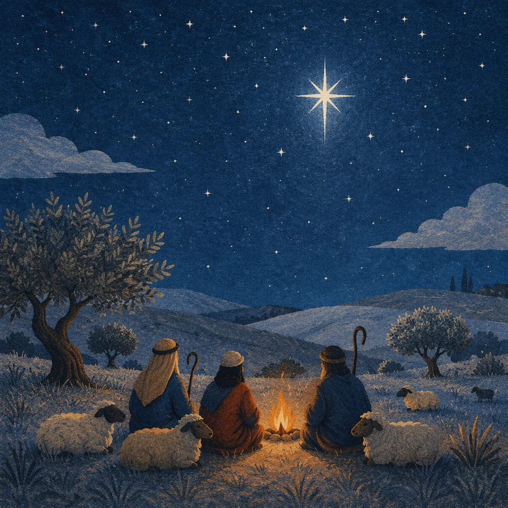 Shepherds Under the Christmas Star