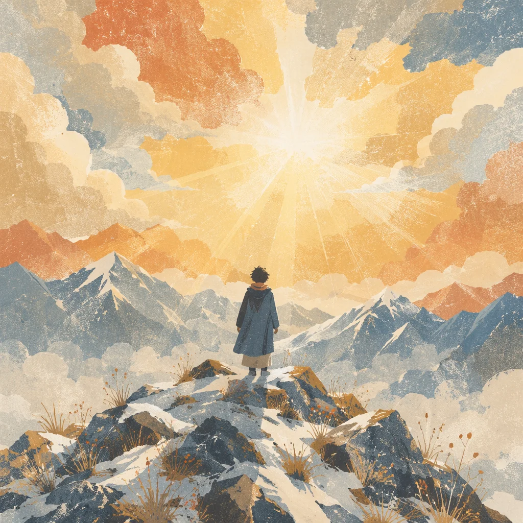 Transfiguration Glory at Mountain Sunrise