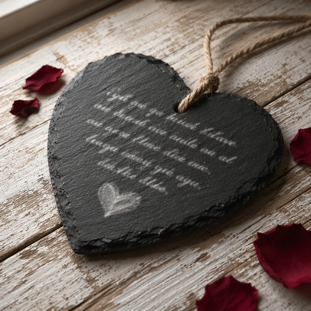 Heart Shaped Bible Verse Valentine Still Life
