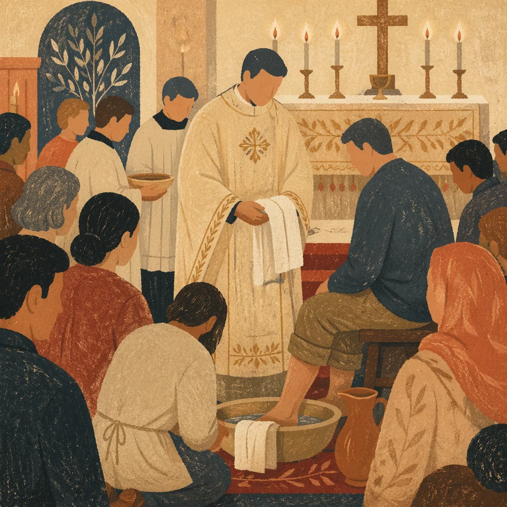 Holy Thursday Foot Washing Ceremony