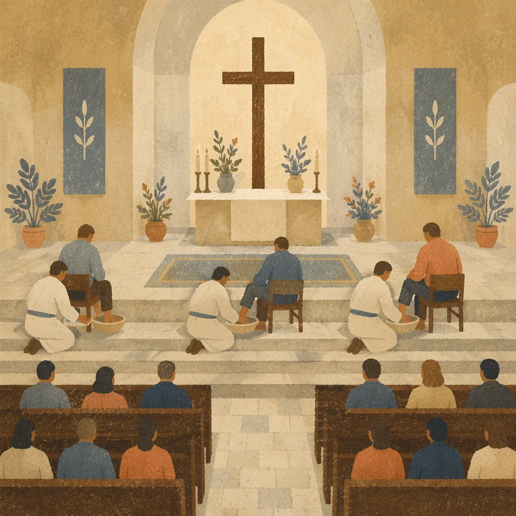 Holy Thursday Foot Washing Sanctuary Service