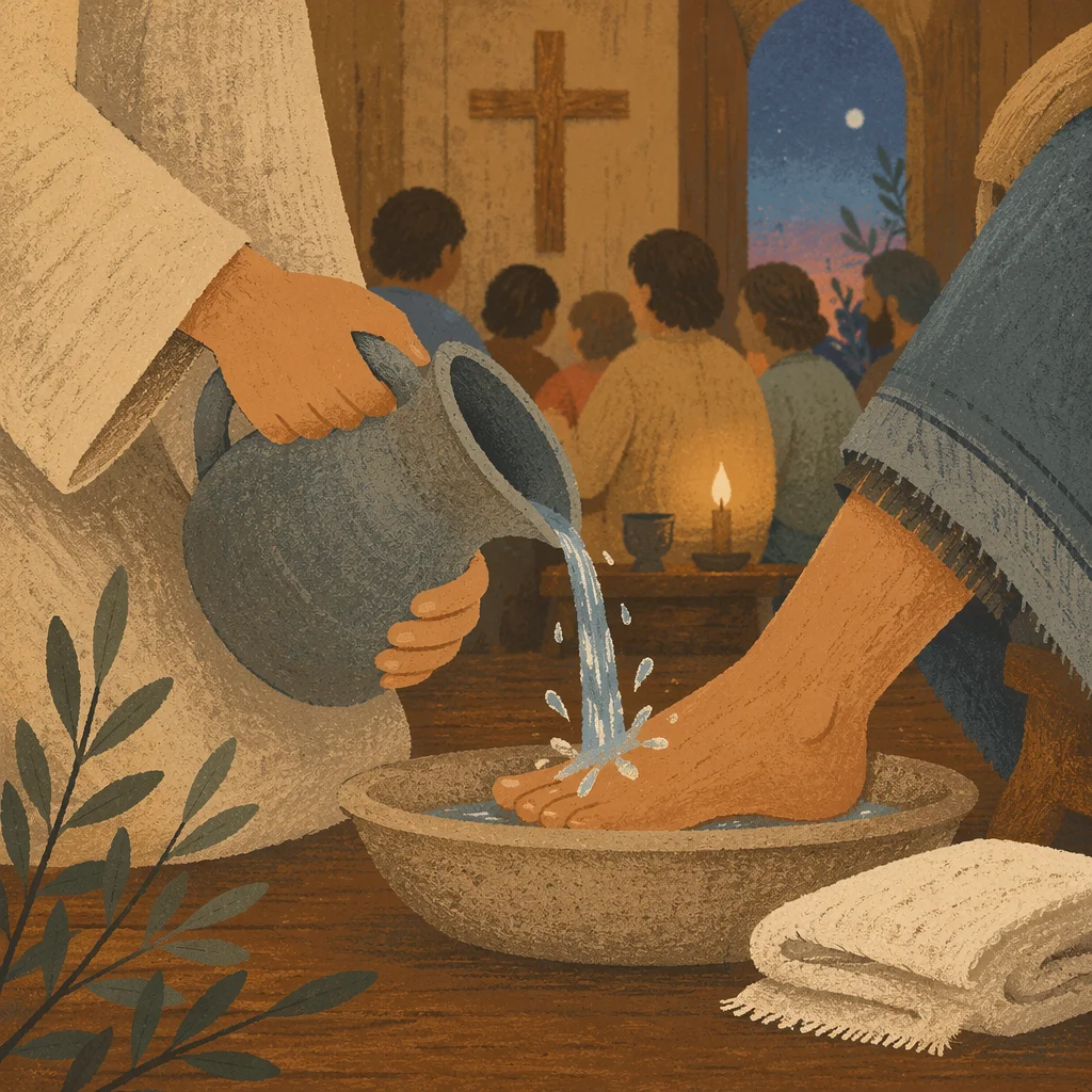 Holy Thursday Foot Washing in Chapel