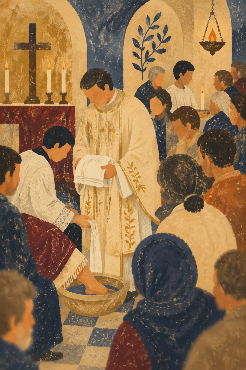 Holy Thursday Foot Washing Ceremony
