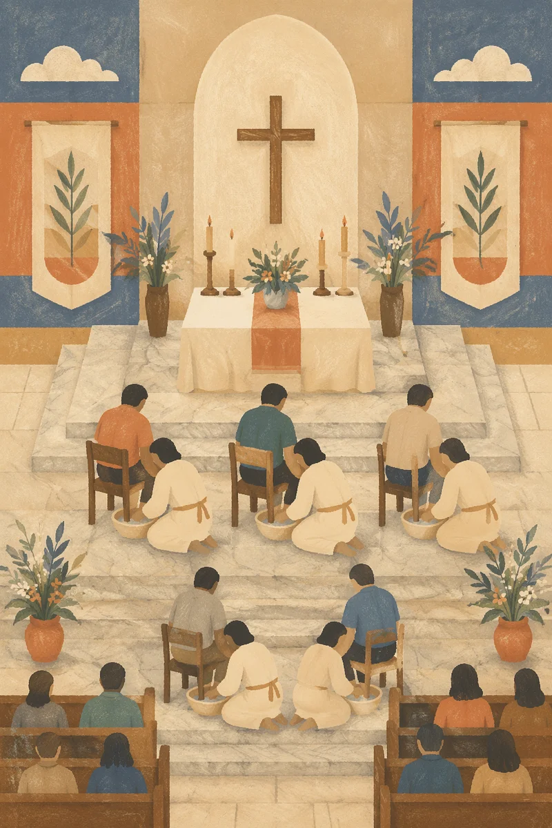 Holy Thursday Foot Washing Service