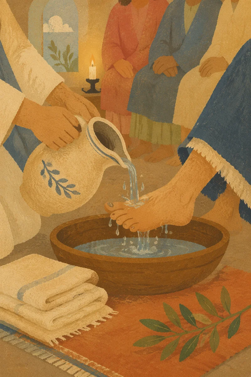 Holy Thursday Foot Washing in Chapel