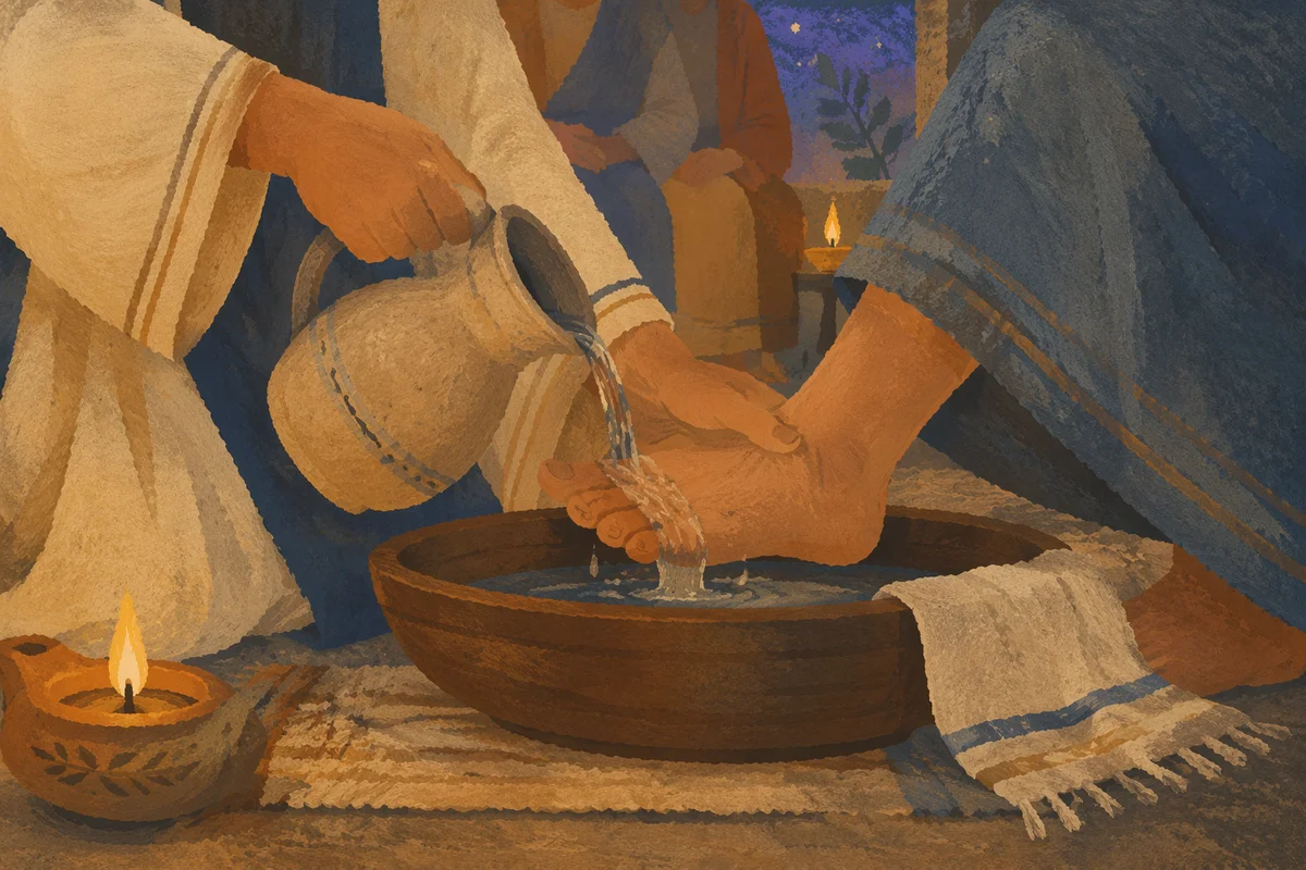 Holy Thursday Foot Washing in Chapel