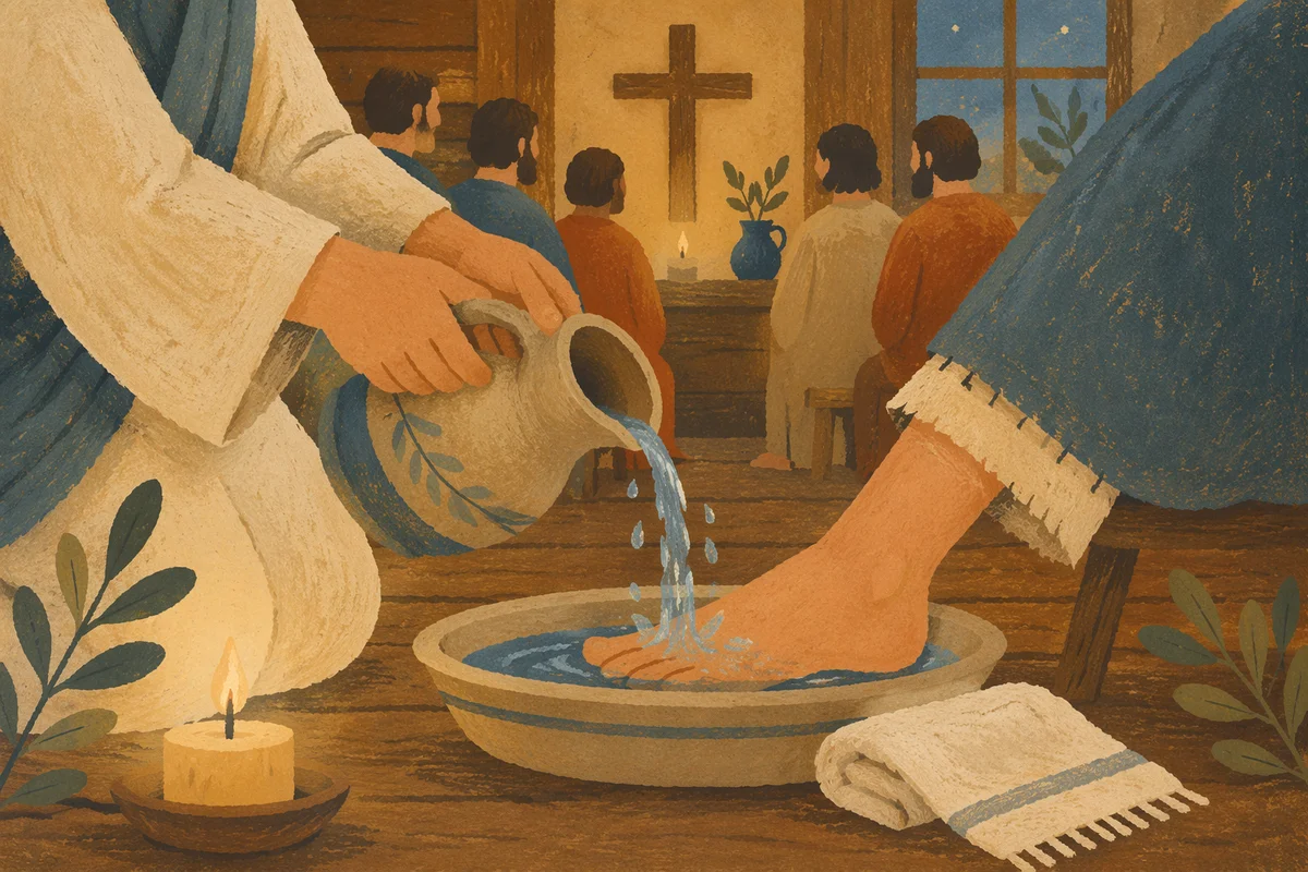 Holy Thursday Foot Washing in Chapel