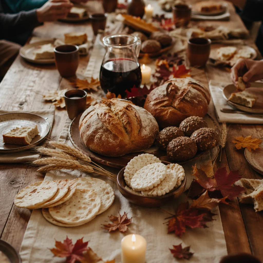 World Communion Sunday Bread Table