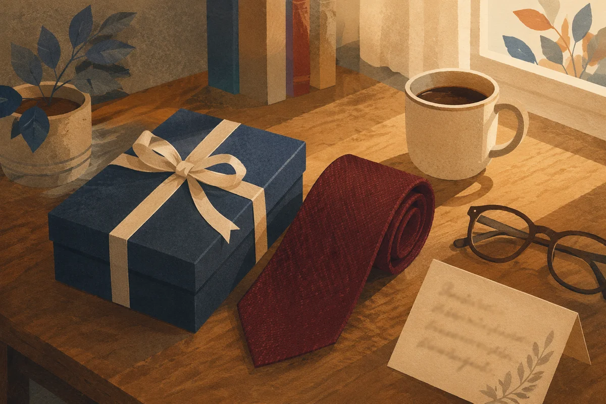 Fathers Day Gift Box and Tie
