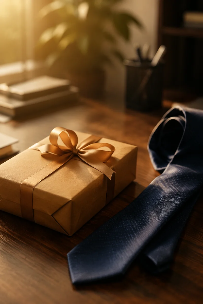Fathers Day Gift Box and Tie