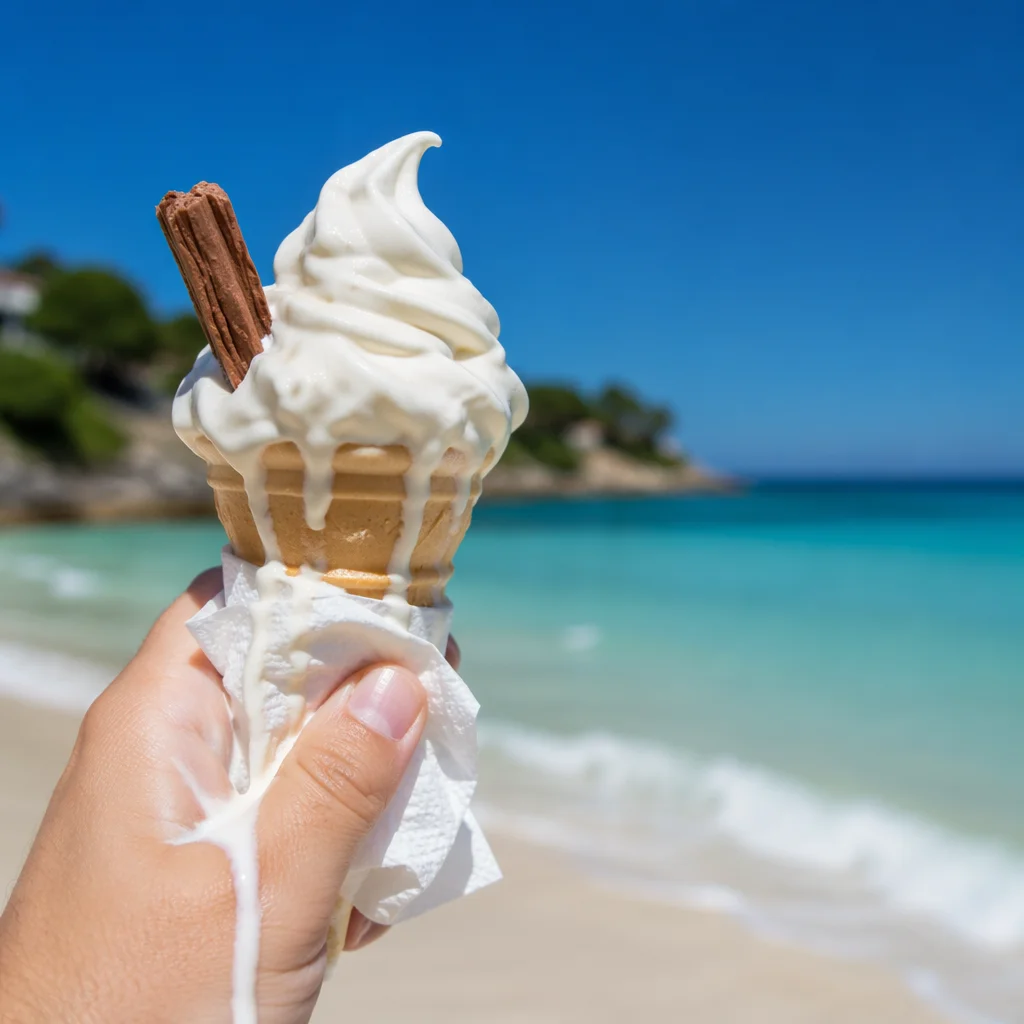 Melting Vanilla Cone by Tropical Shore
