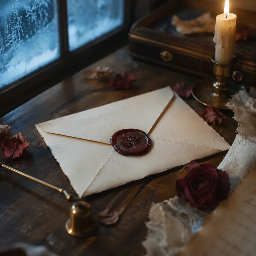 Vintage Love Letter with Wax Seal