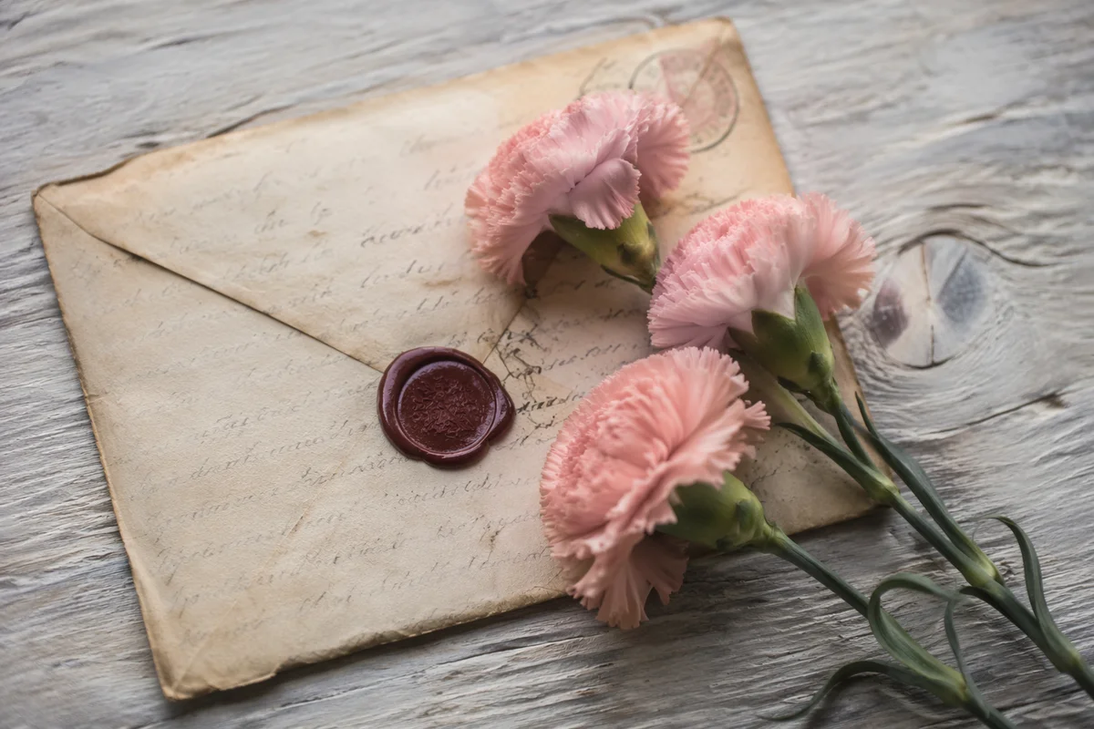Vintage Love Letter with Wax Seal