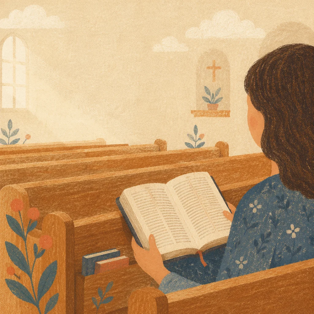 Warm Bible Reading Challenge Church Graphic