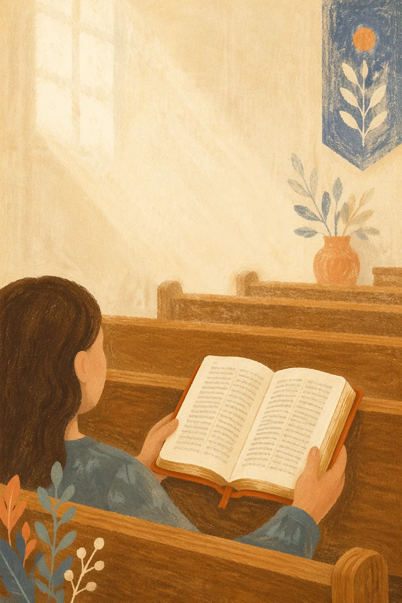 Warm Bible Reading Challenge Church Graphic