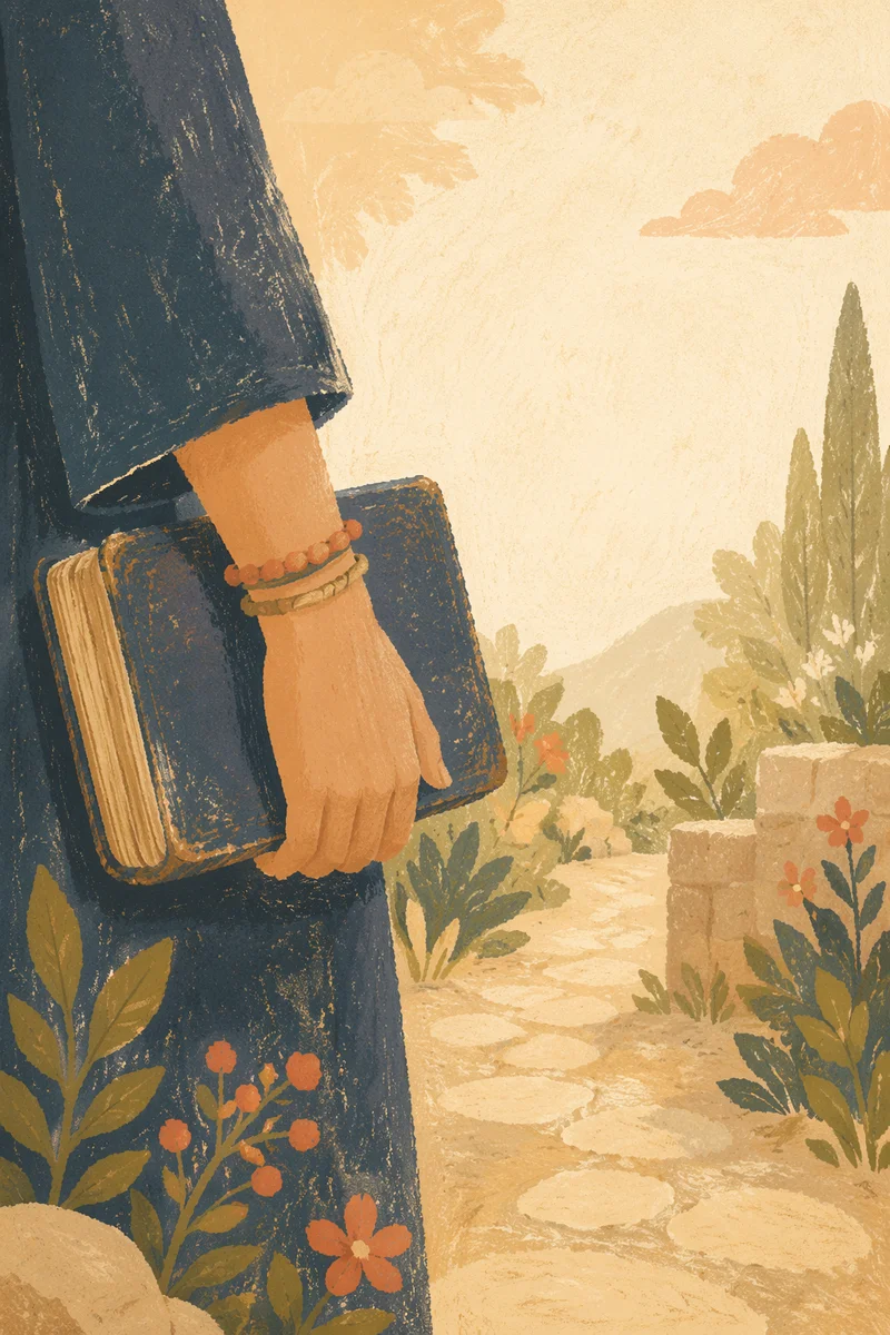 Bible Reading Challenge Garden Background