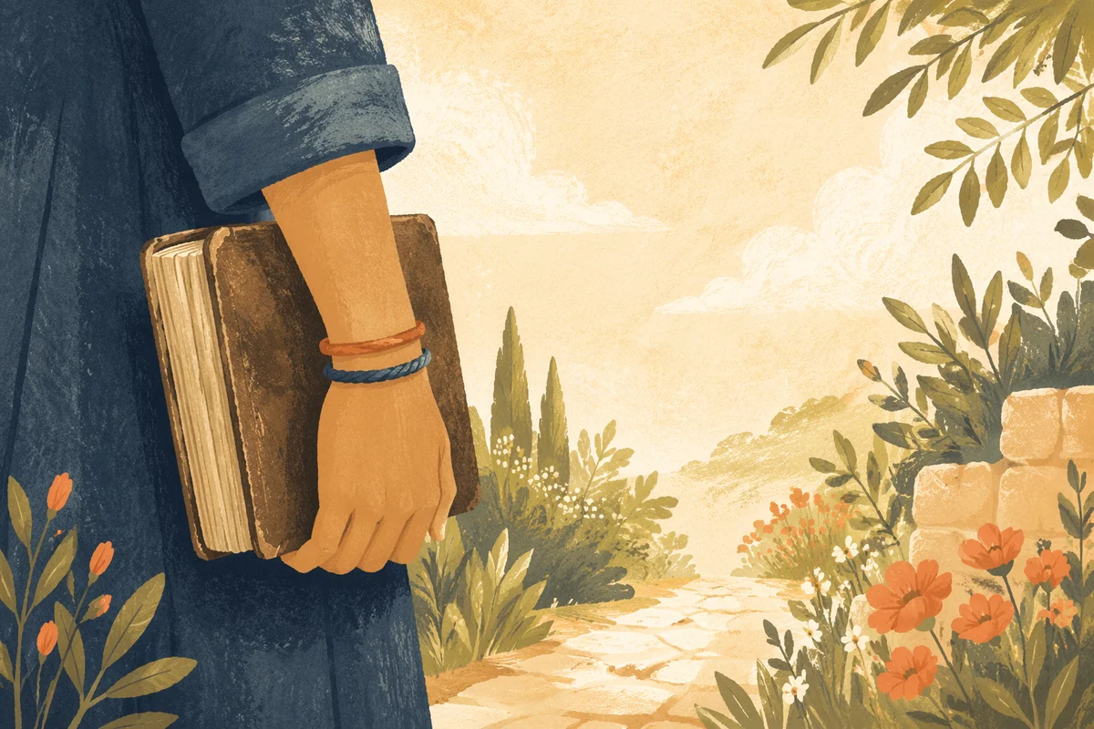 Bible Reading Challenge Garden Background