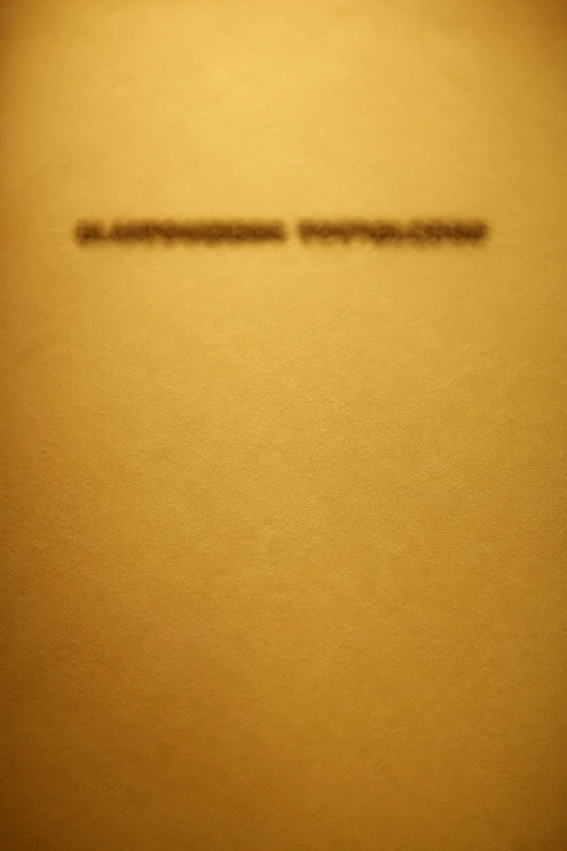 Minimal Church Announcement Card in Warm Tones