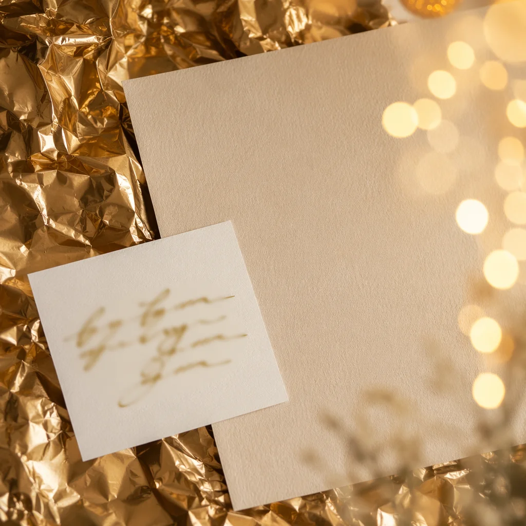 Elegant Christmas Church Service Invitation Background