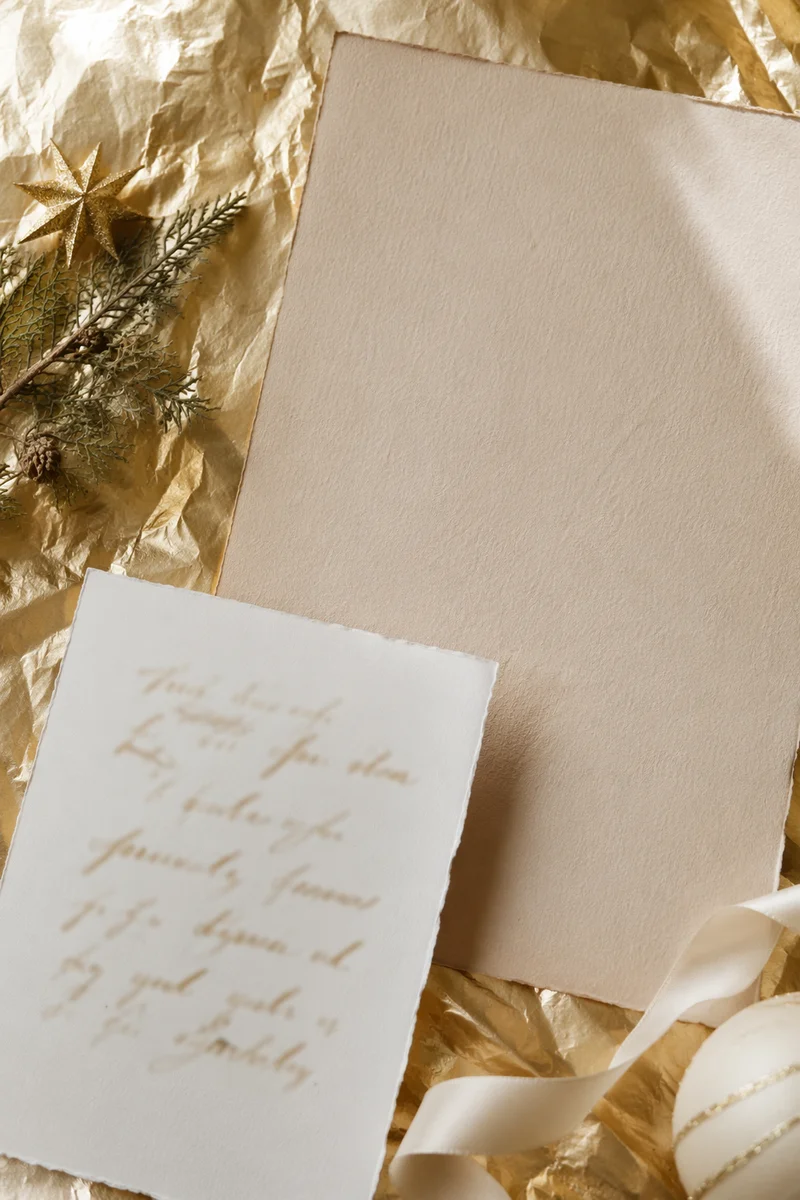 Elegant Christmas Church Service Invitation Background
