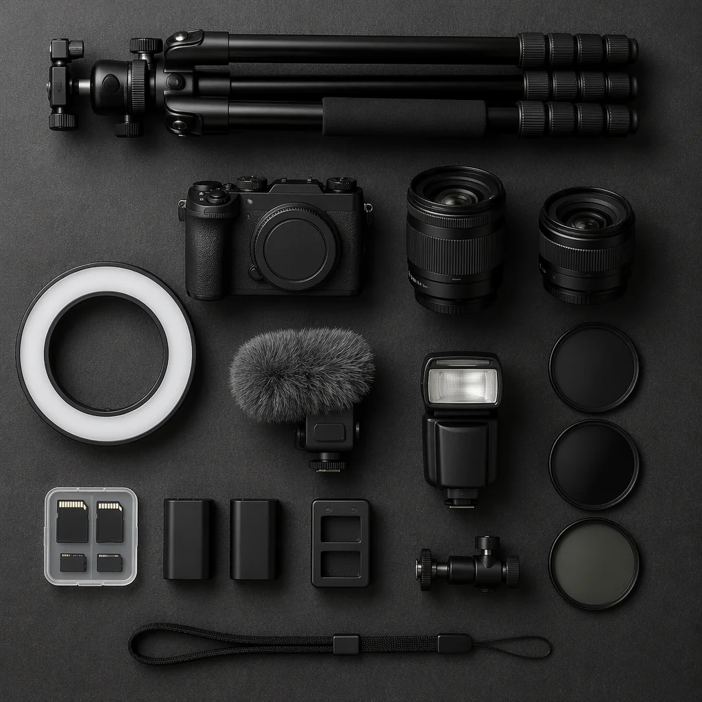 Overhead Content Creator Camera Kit Setup