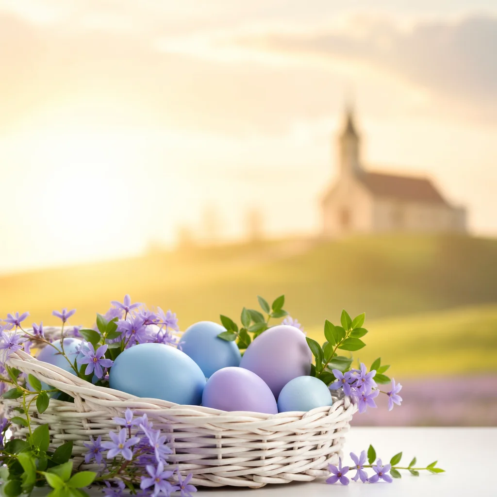 Easter Sunrise Service Invitation Background