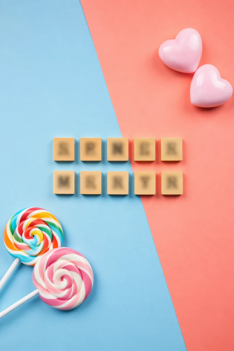 Sunday Church Invitation with Pastel Flat Lay