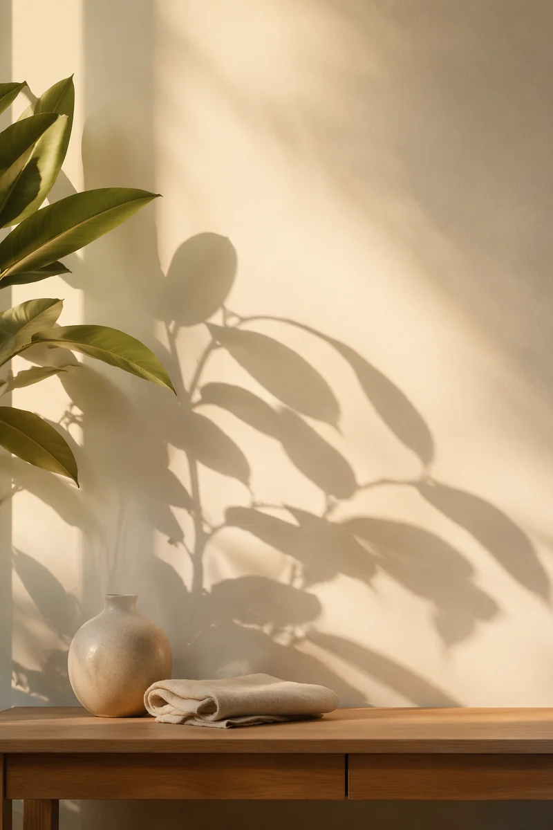 Minimal Wall Shadows with Plant Leaves