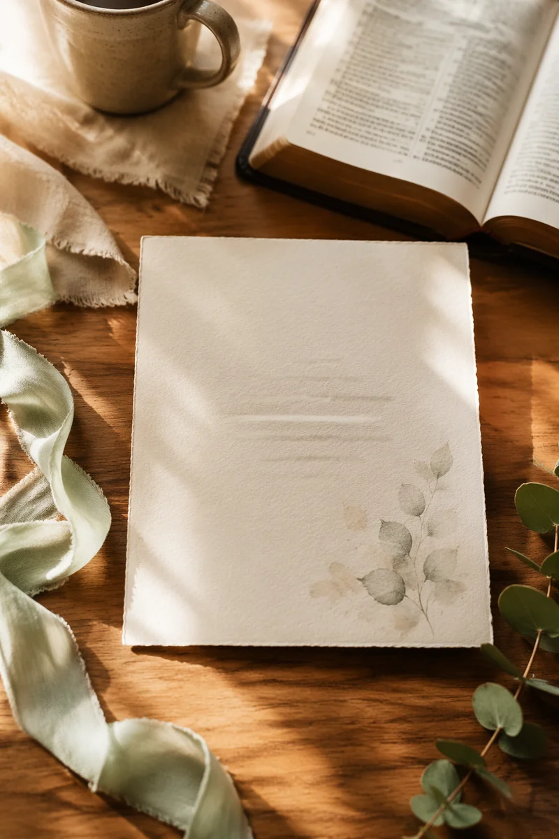 Weekly Scripture Memory Verse Desk Card