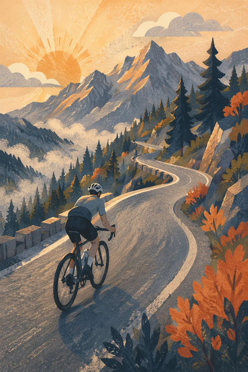 Sunrise Mountain Road Cycling Ascent