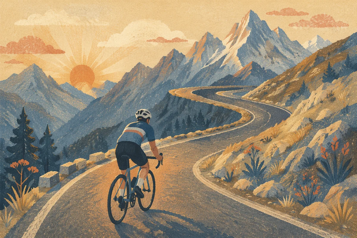 Sunrise Mountain Road Cycling Ascent