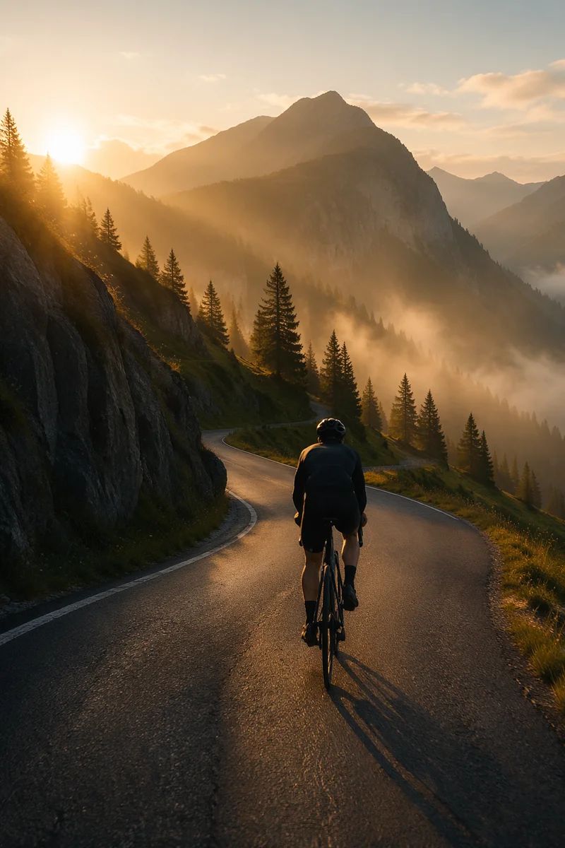 Sunrise Mountain Road Cycling Journey