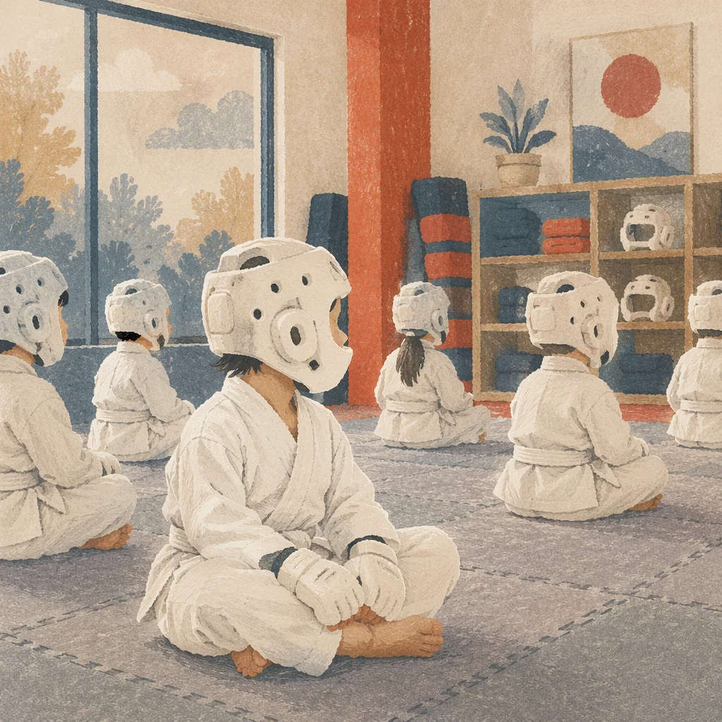 Kids Martial Arts Class in Quiet Discipline
