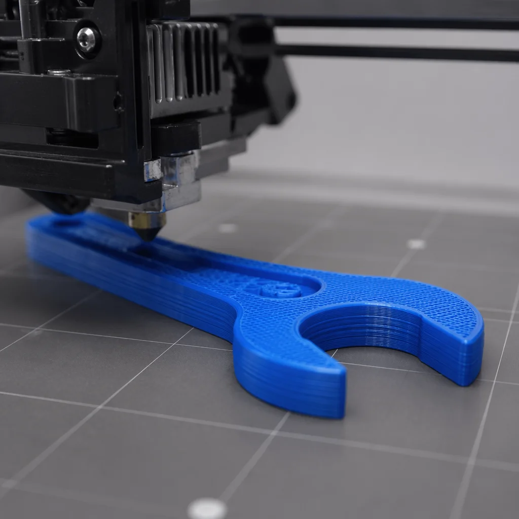 3D Printer Building Blue Prototype