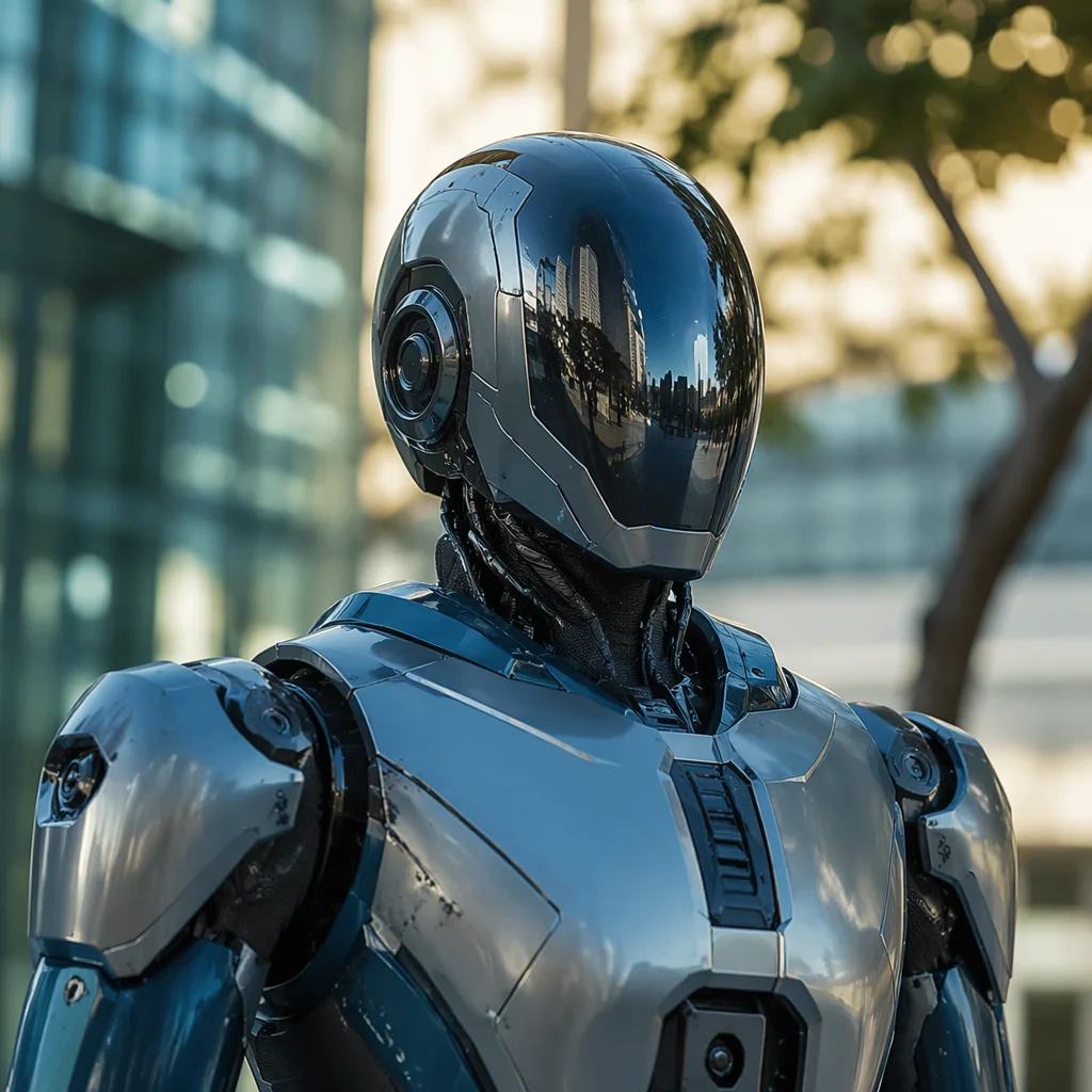 Humanoid AI Robot in Digital Future