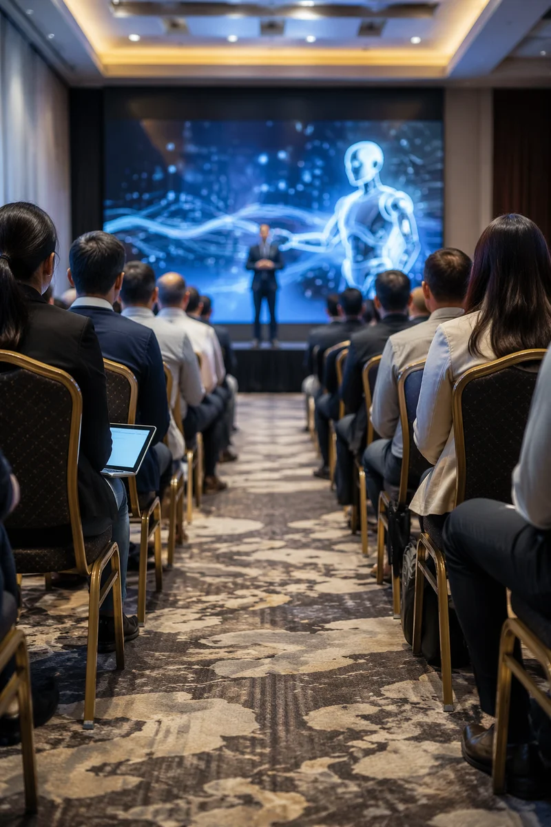 AI Technology Seminar with Robot Presentation