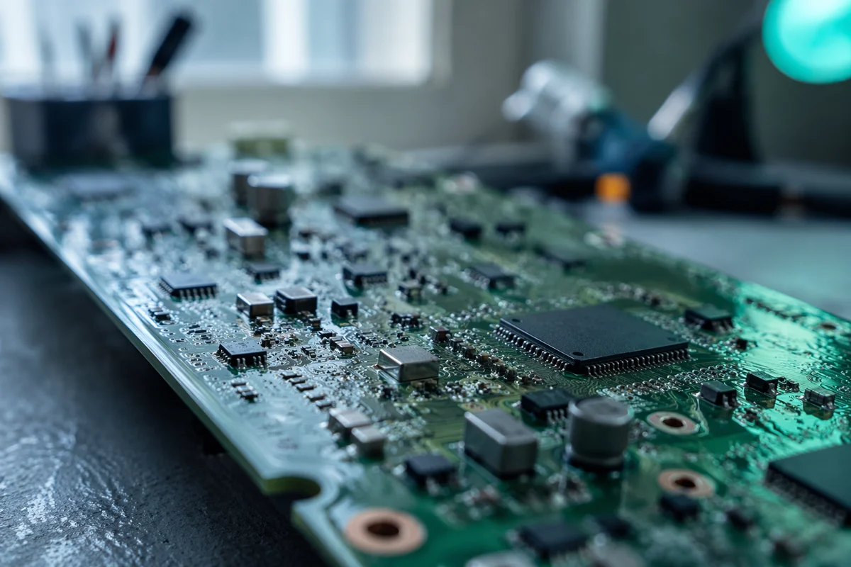 Macro Circuit Board with Precision Components