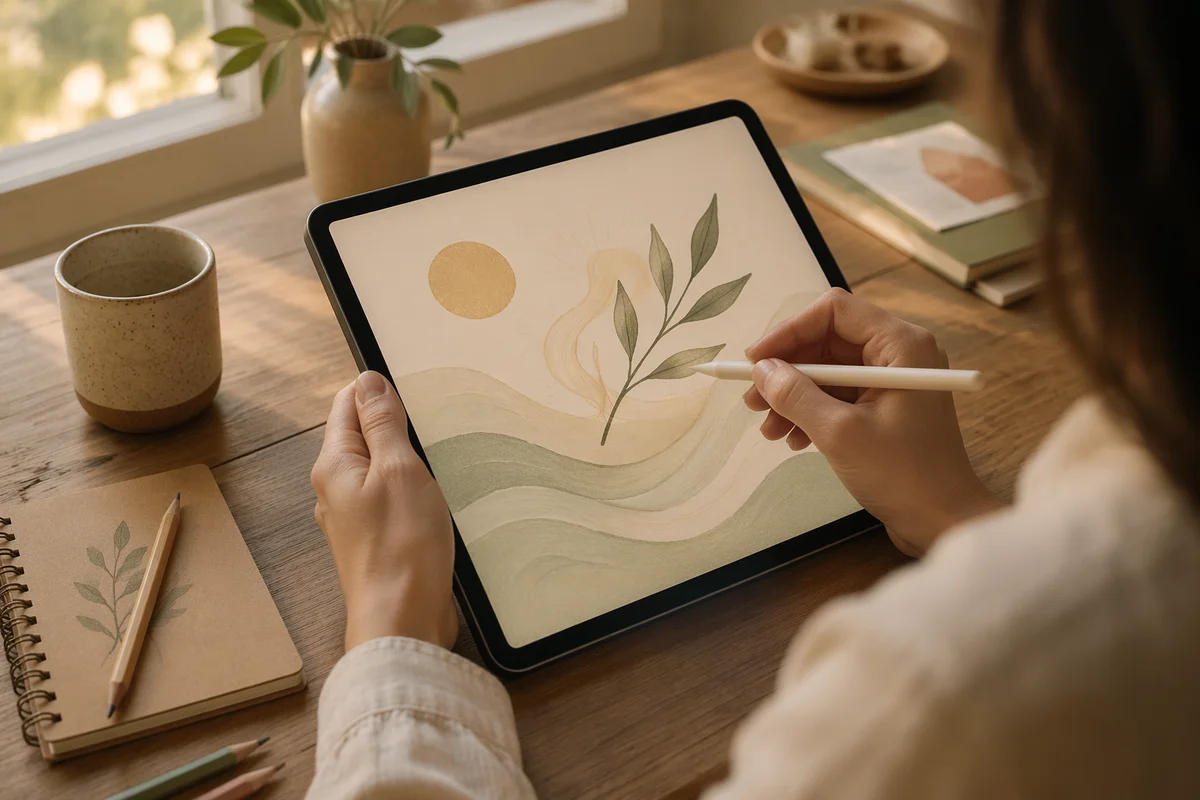 Faithful Digital Sketching at Morning Desk