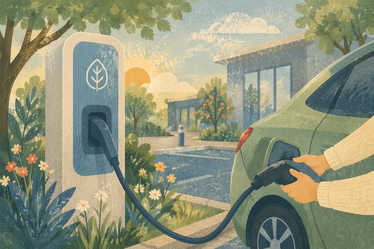 Green Electric Car Charging for Creation Care