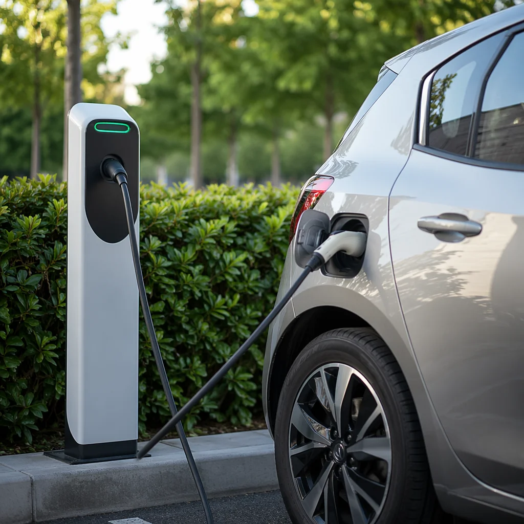 Green Electric Vehicle Charging in Urban Parking