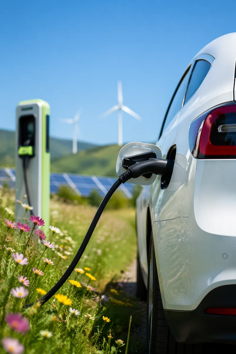 Green Countryside Electric Car Charging