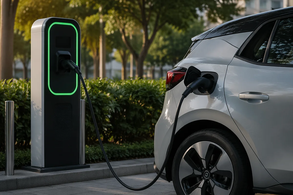Green Electric Vehicle Charging in Urban Parking