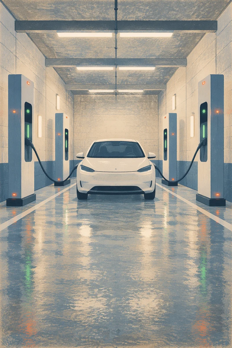 Electric Car Charging in Green Energy Bay