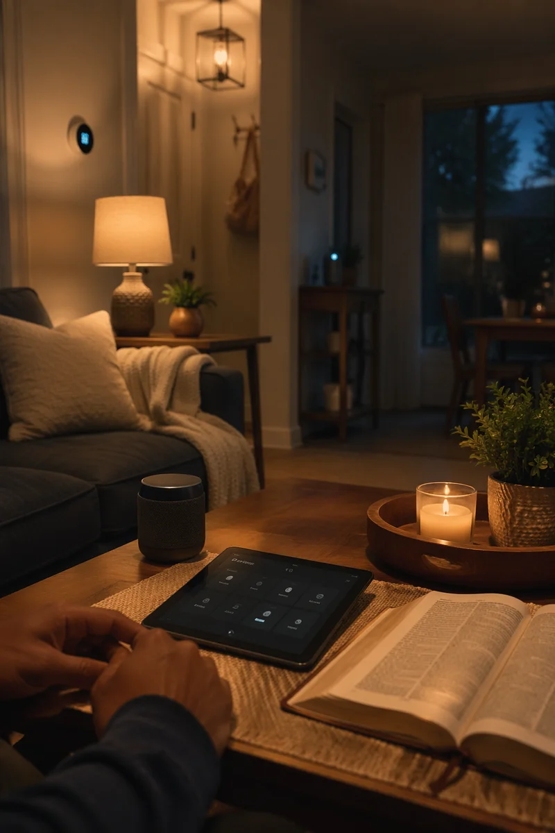 Connected Living Room With Smart Devices