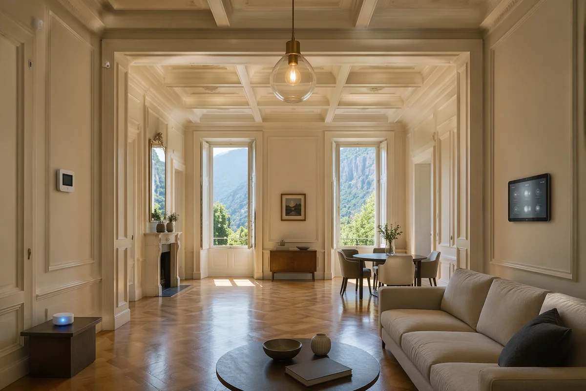 Elegant Smart Living Room Interior