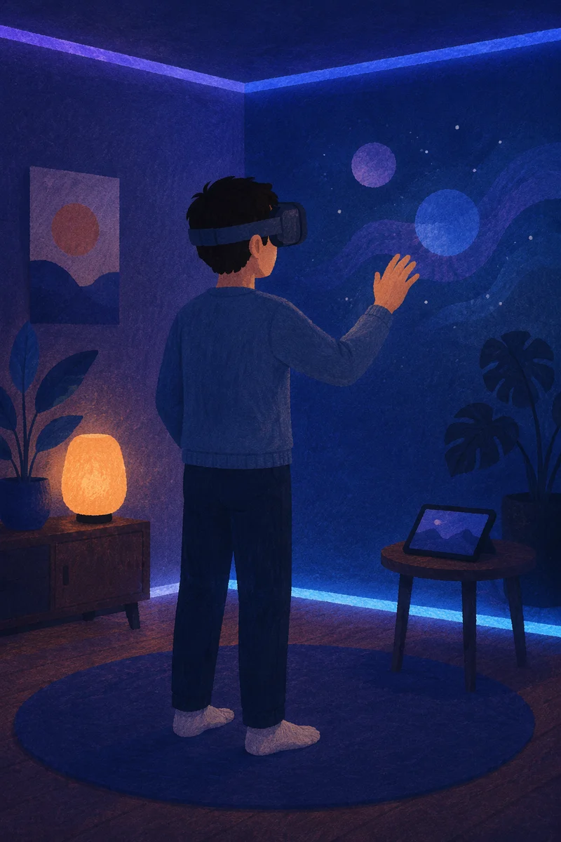 Immersive Virtual Reality Living Room Experience