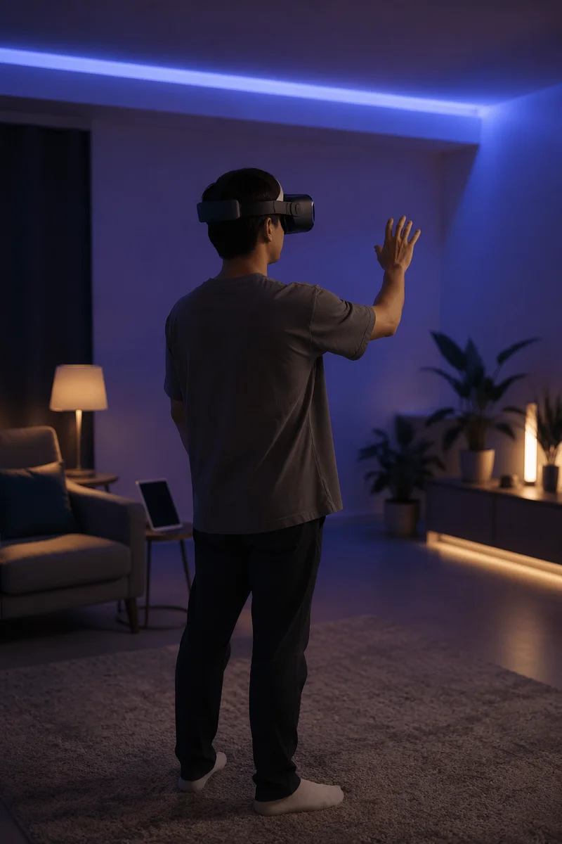 Immersive Virtual Reality Living Room Experience